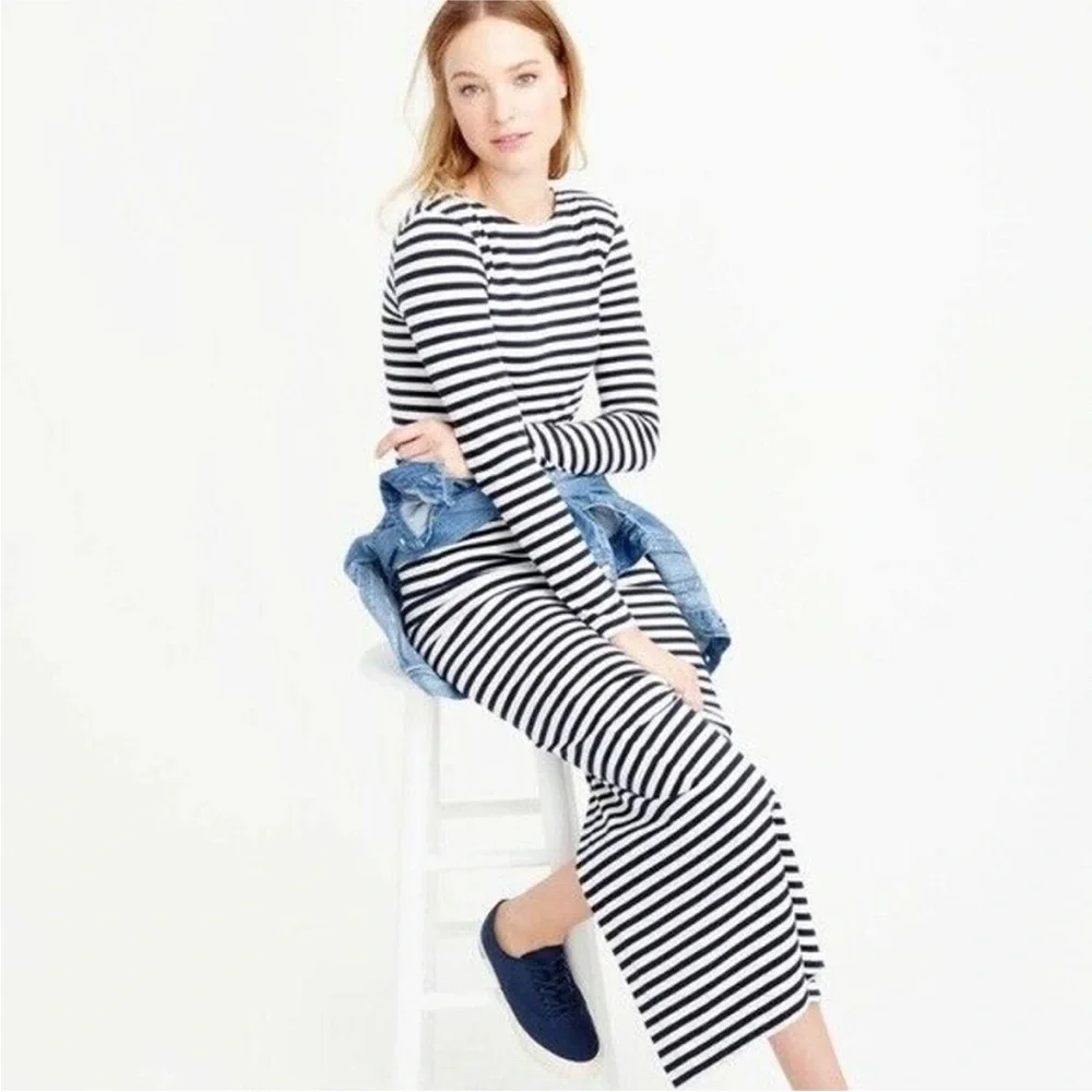 J. Crew Maxi Stripe Dress